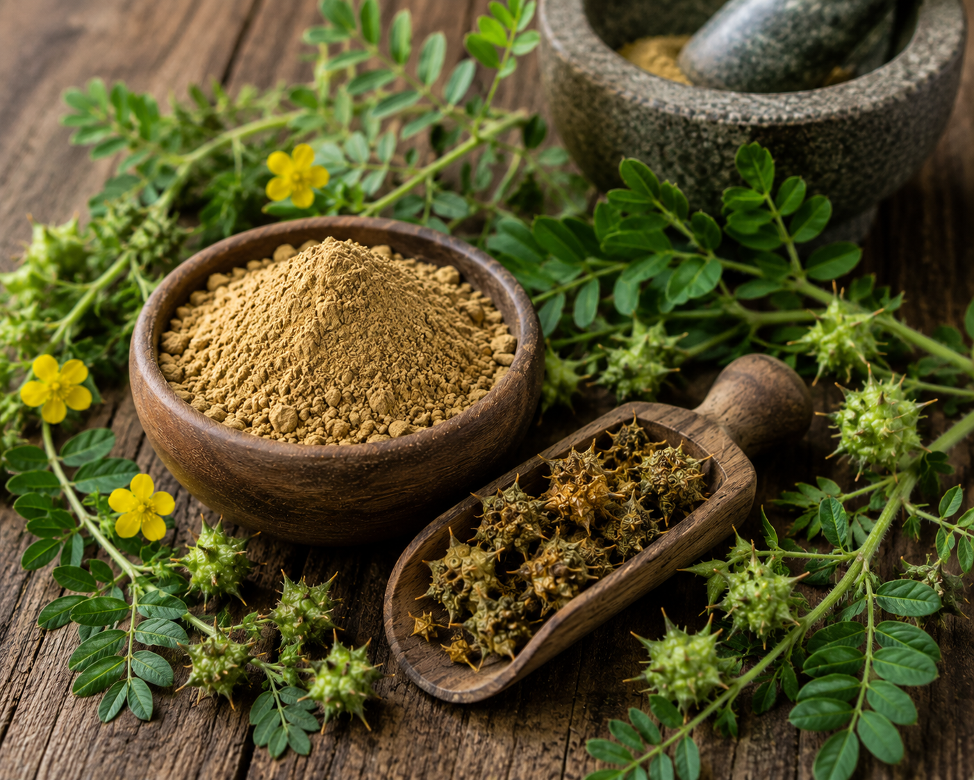 Tribulus terrestris als botanisch ingrediënt in Royal Honey